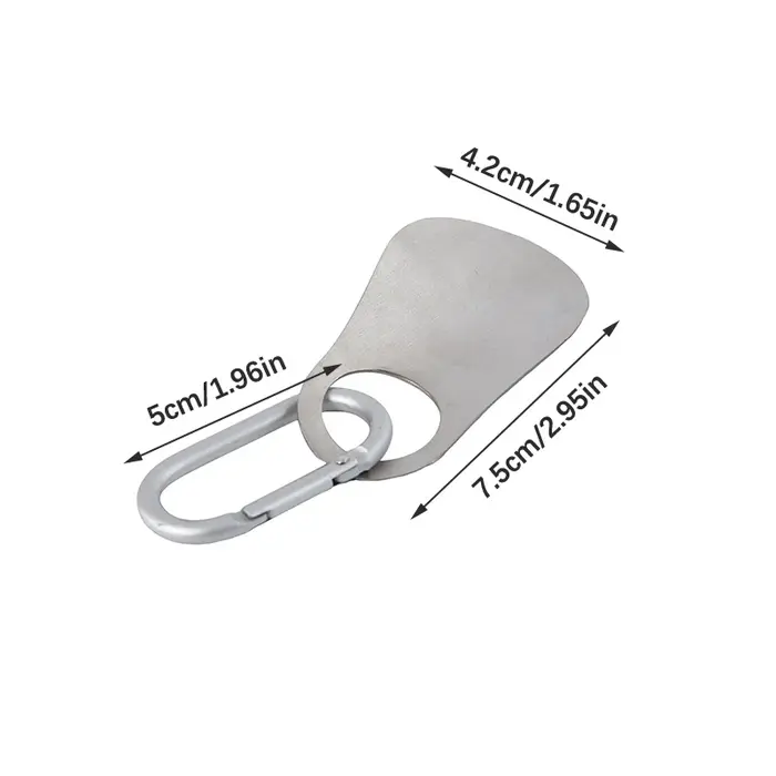 1 pièce Chausse-pied professionnel en acier inoxydable de 7