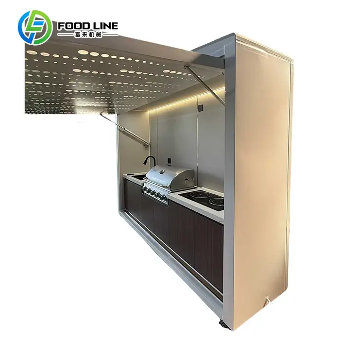 Fabricants d'armoires de cuisine d'extérieur, cuisines d'extérieur, designs de cuisines d'extérieur