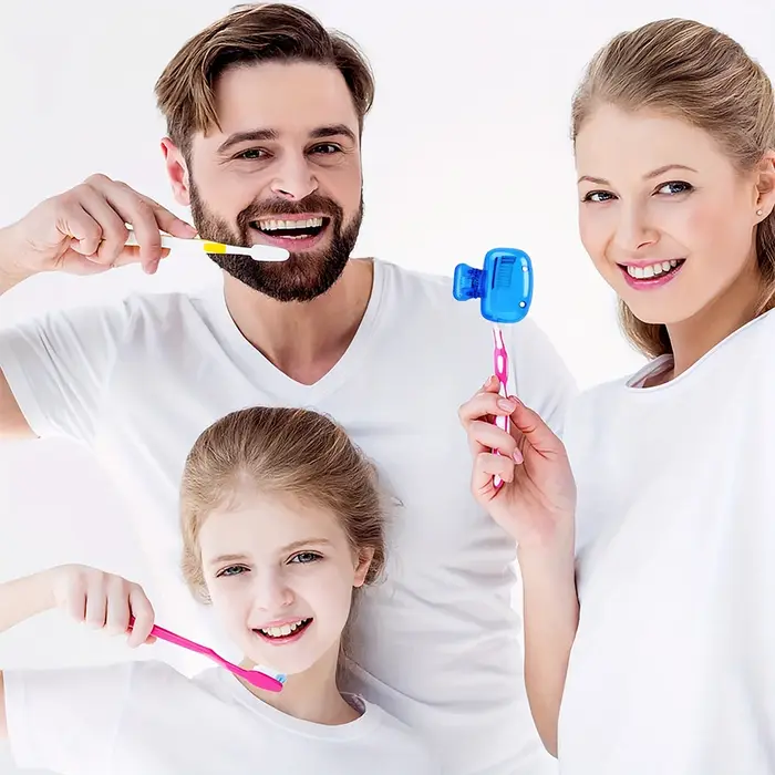 Clip de rangement pour brosse à dents domestique