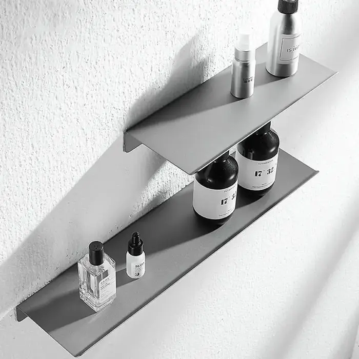 Étagères avant en miroir