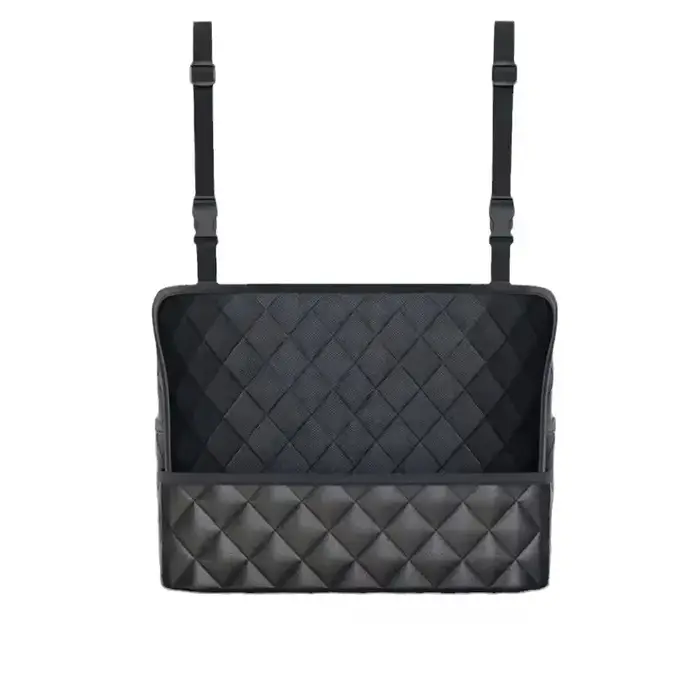 Filet de rangement pour siège central de voiture, sac en cuir de grande capacité, sac de rangement pour dossier de siège, fournitures pour dossier de chaise de voiture, sac suspendu pour articles de r