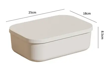 Ins Style boîte de rangement avec couvercle anti-poussière cosmétiques vêtements épicerie stockage c