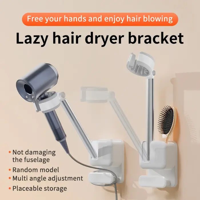 Support de sèche-cheveux sans trou