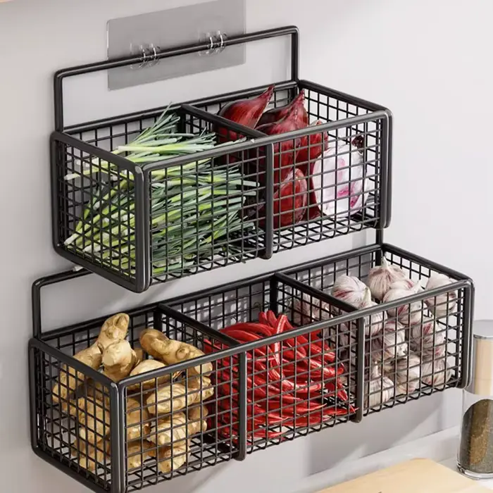Panier de rangement en fil métallique