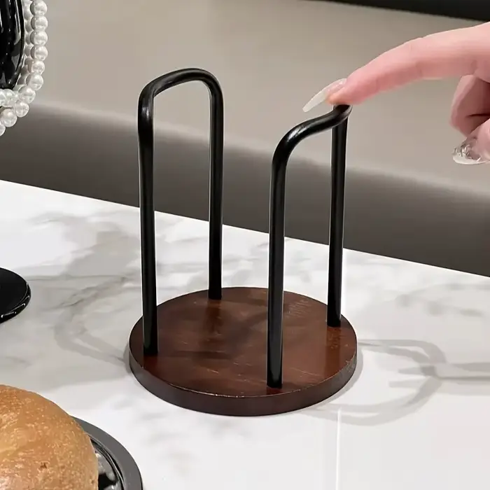 Support de rangement de gobelets jetables, étagère d'eau, tasses de thé, distributeur en bois avec b