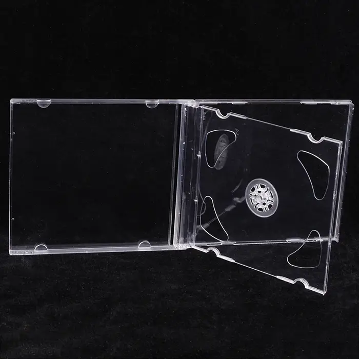 Boîte à CD transparente de haute qualité