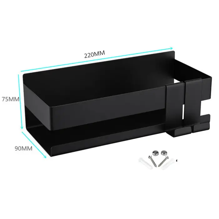 Étagères de salle de bain mobiles, sans perceuse, organisateur, Support de douche, étagère en acier,