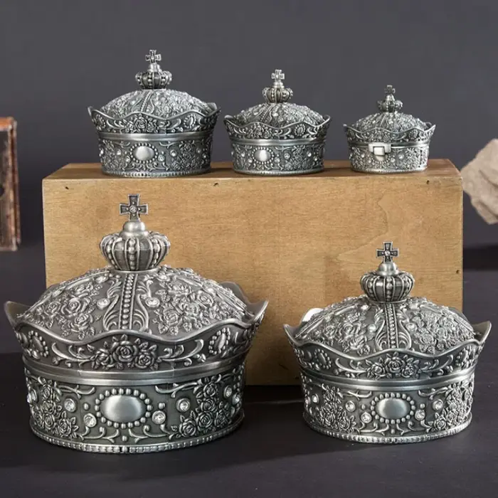 Boîte à bijoux en alliage de Zinc