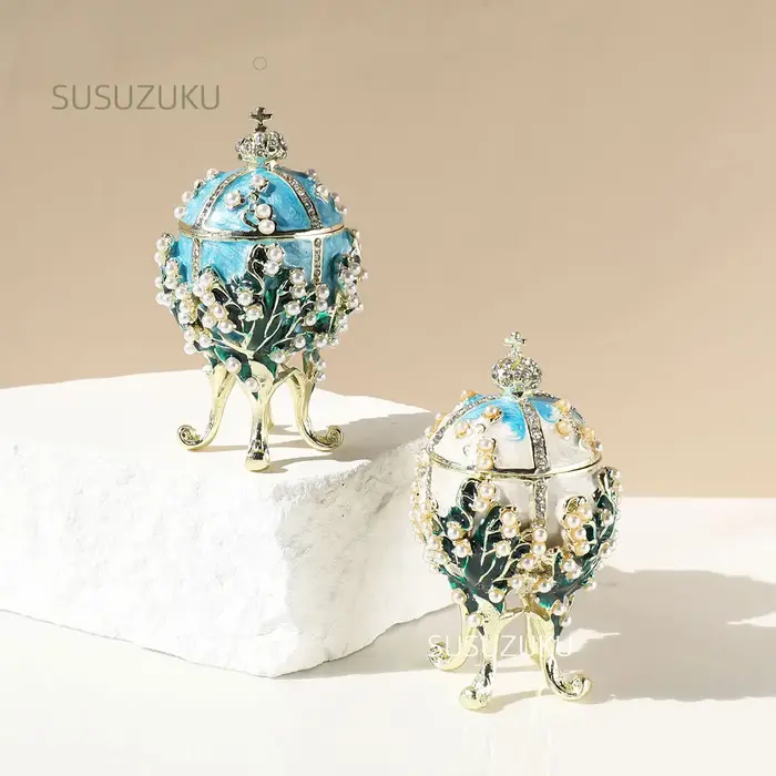 Faberge Egg – boîte à bijoux classique Vintage