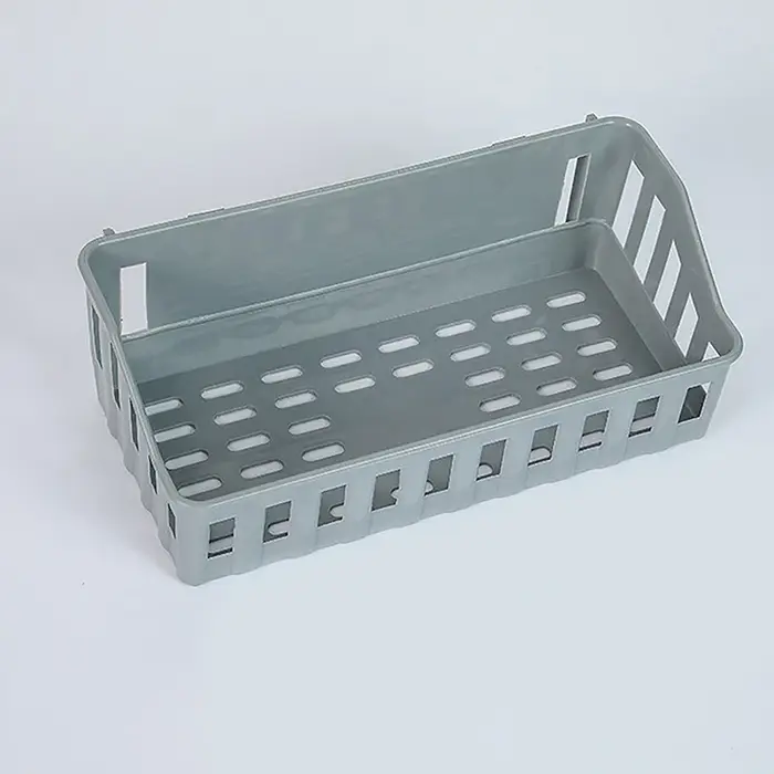 Étagère murale en plastique pour douche, porte-shampooing, accessoires de toilette, rangement, évalu