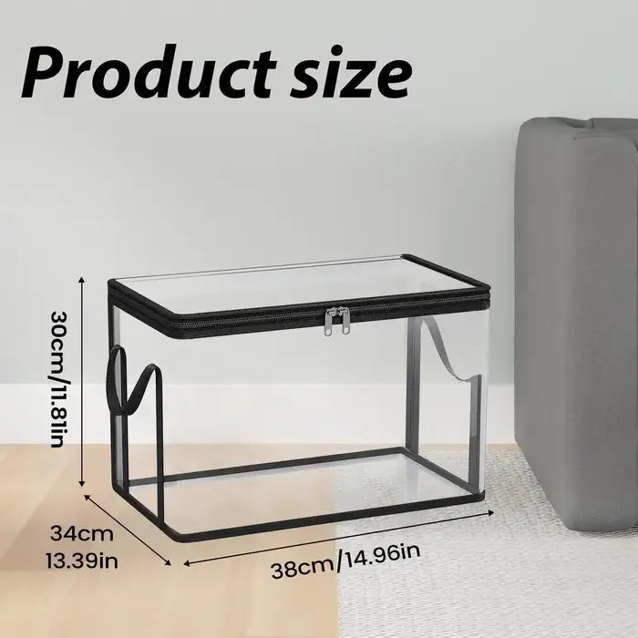 2 boîtes de rangement pour jouets en PVC pliables de 38x24x32 cm, boîte à jouets pour animaux en pel