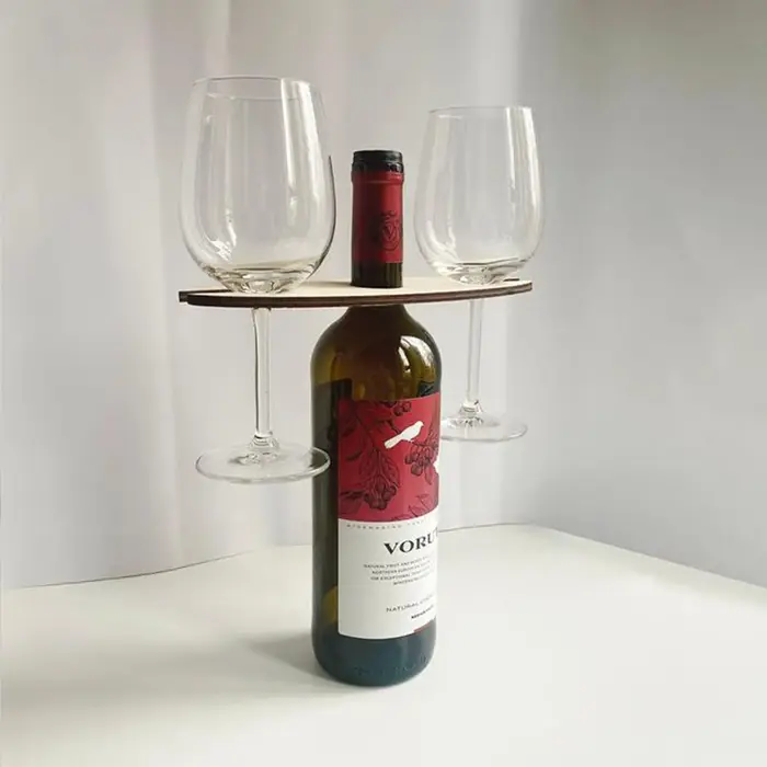 Casier à vin en bois créatif personnalisé artisanat en bois cadeaux à vin casier à vin