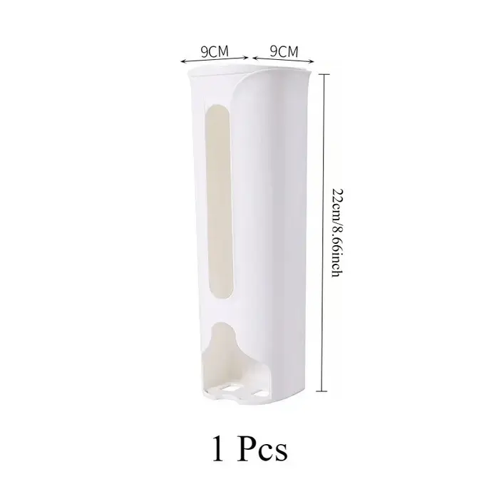 Boîte de rangement murale pour sacs poubelles, sous-vêtements, chaussettes et déchets domestiques, c