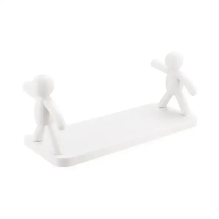 Étagère de rangement auto-adhésive en plastique PP, étagère polyvalente pour salle de bain, shampoin