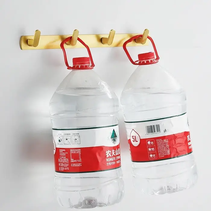 Porte-manteaux d'entrée en aluminium avec crochets
