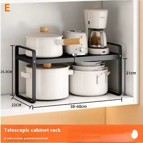 Étagère de rangement de cuisine, support à micro-ondes sur pied, comptoir rétractable, organisateur 