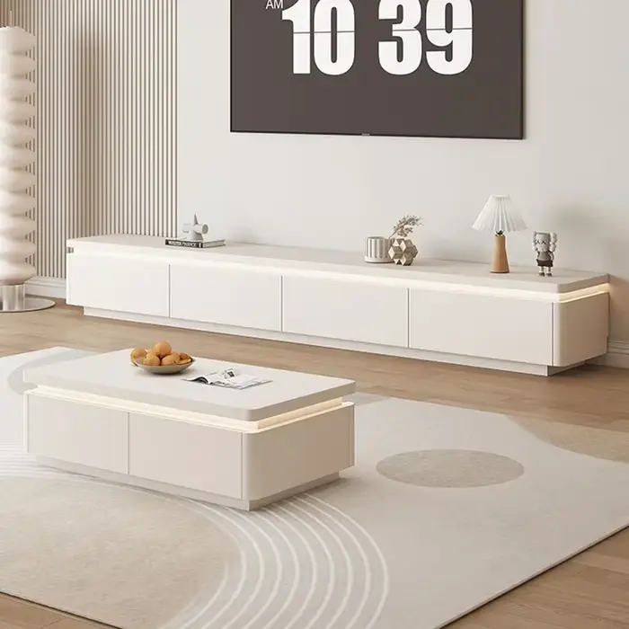 Meuble TV de rangement moderne pour salon