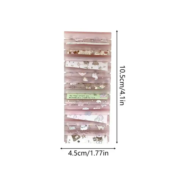 Boîte de rangement pour papier transfert à ongles, boîte de rangement pour feuilles de transfert à o