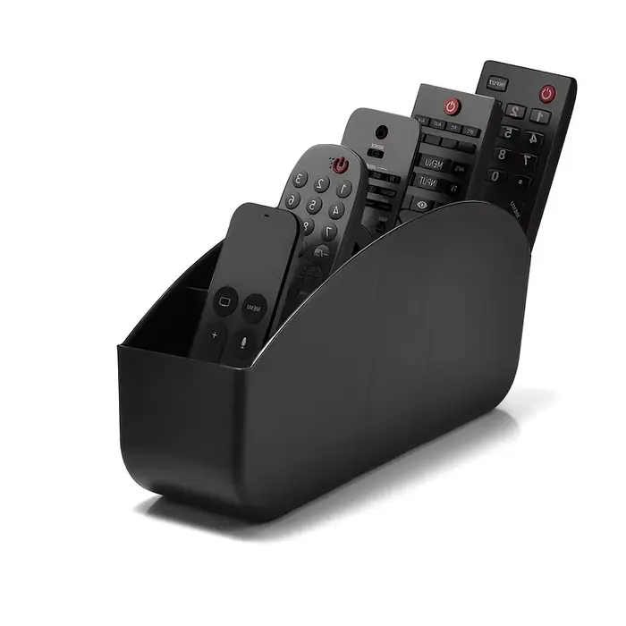 Boîte de rangement pour télécommandes avec 5 compartiments en plastique - Convient pour organiser le
