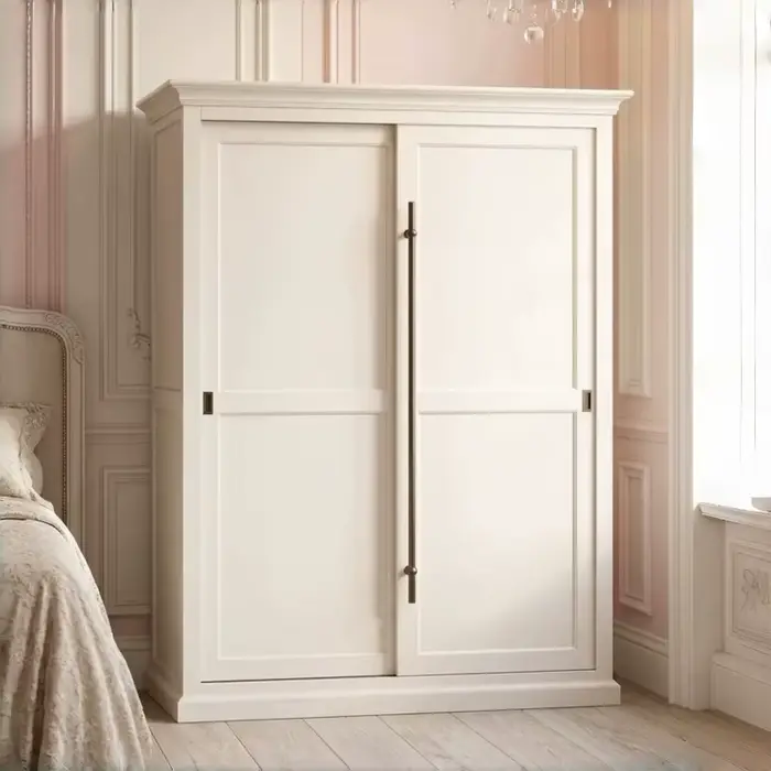 Armoire coulissante intégrée à économie d'espace pour vêtements