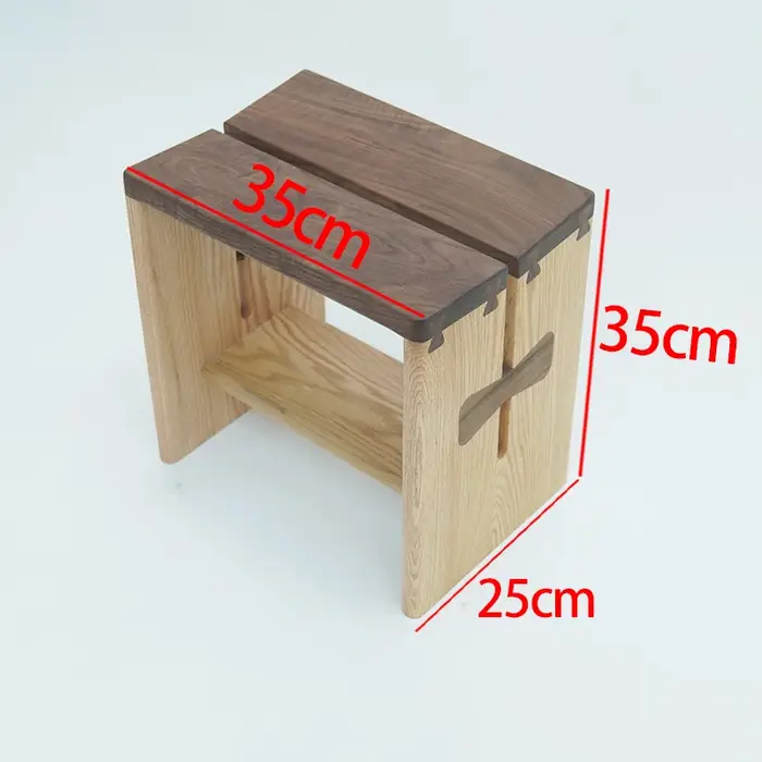 Banc à chaussures d'entrée en noyer noir, siège arrière en bois massif, porte de maison, siège de ch