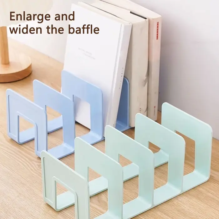 Support de rangement de livres à 4 compartiments