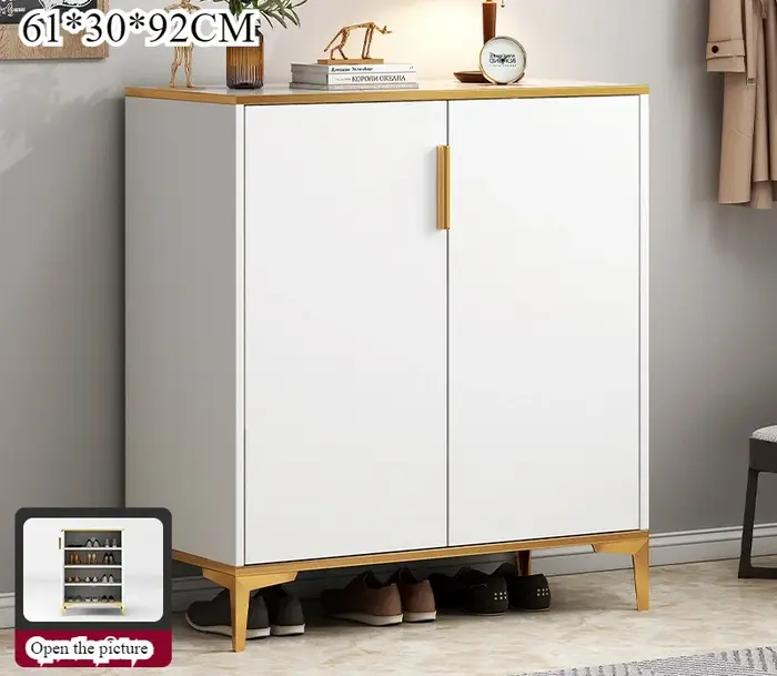 Meuble à chaussures, casier, entrée intégrée à la porte, étagère de rangement pour porche, grande ca