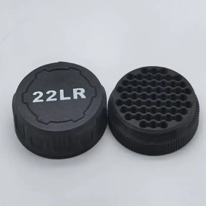 Nouvelle boîte de rangement durable de 50 pièces/boîte, 1 pièce, mini boîte de rangement .22LR, form