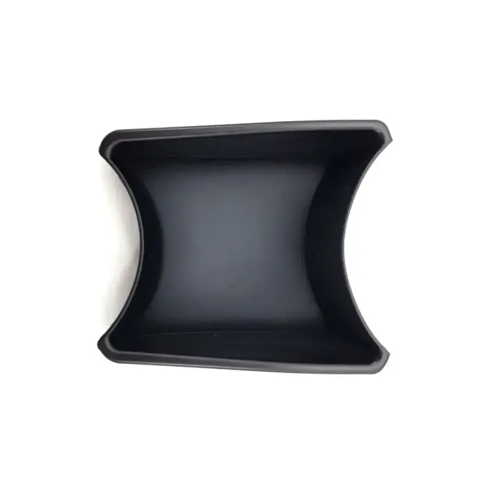 Organisateur de boîte de rangement de Console avant de frein à main de voiture pour Fiat 500 2011-2015 noir