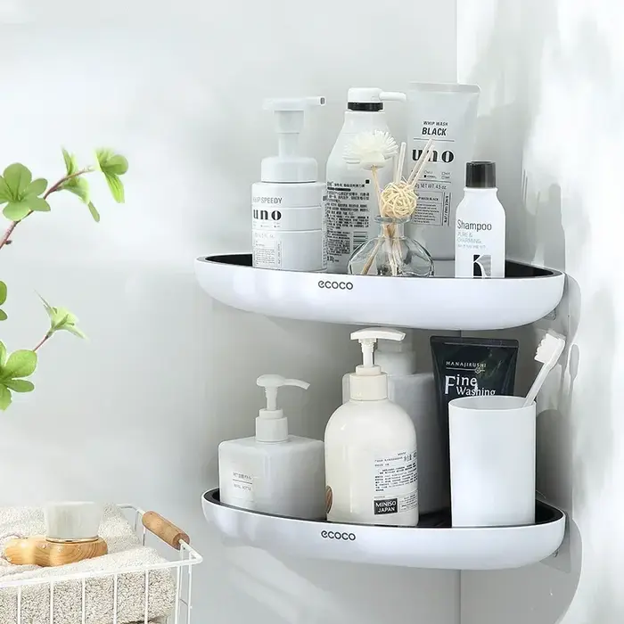 HOEvaluShelf-Rangement mural pour shampoing et cosmétiques