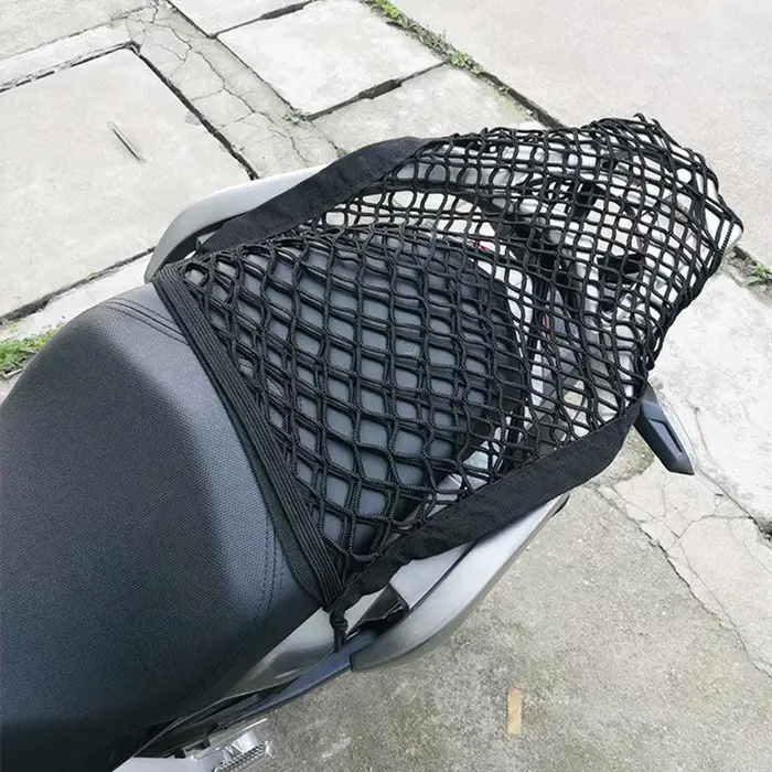 Filet de rangement pour casque de moto