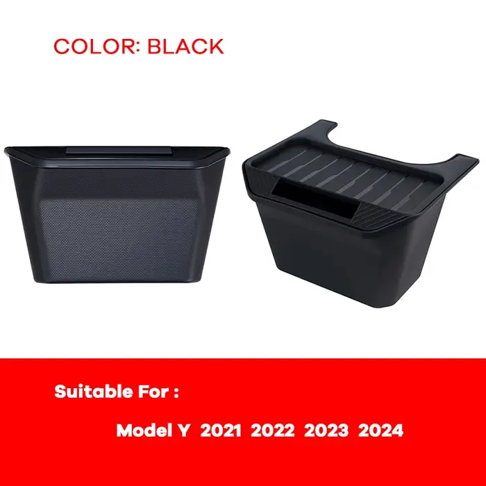 Boîte de rangement pour siège arrière pour Tesla Model Y 2021 2022 2023 2024, organiseur pour consol