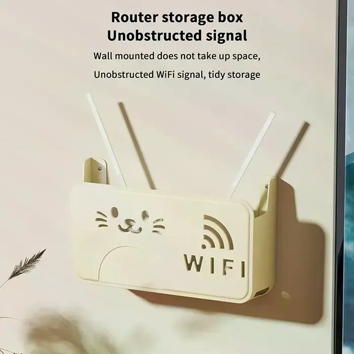 Nouveau routeur Wifi sans fil boîte de rangement prise de salon