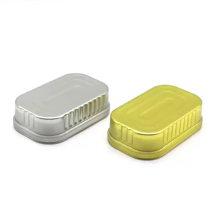Lot de 5 boîtes de conserve vides pour sardines