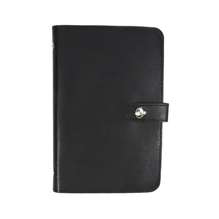Carnet de rangement pour billets de banque de très grande capacité, couleur unie, pour billets et es
