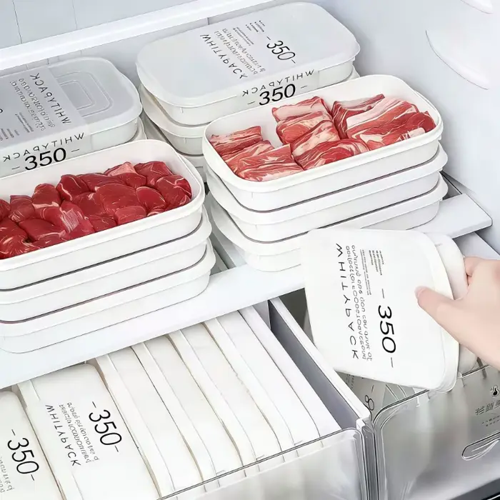 20 pièces (10 contenants + 10 couvercles) Boîtes alimentaires hermétiques de 350 ml