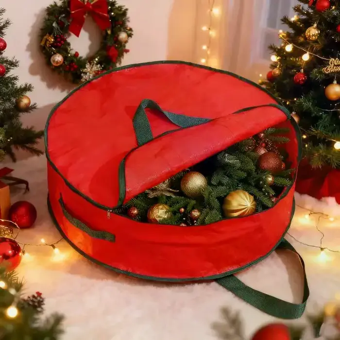 Sac de rangement de décorations de noël