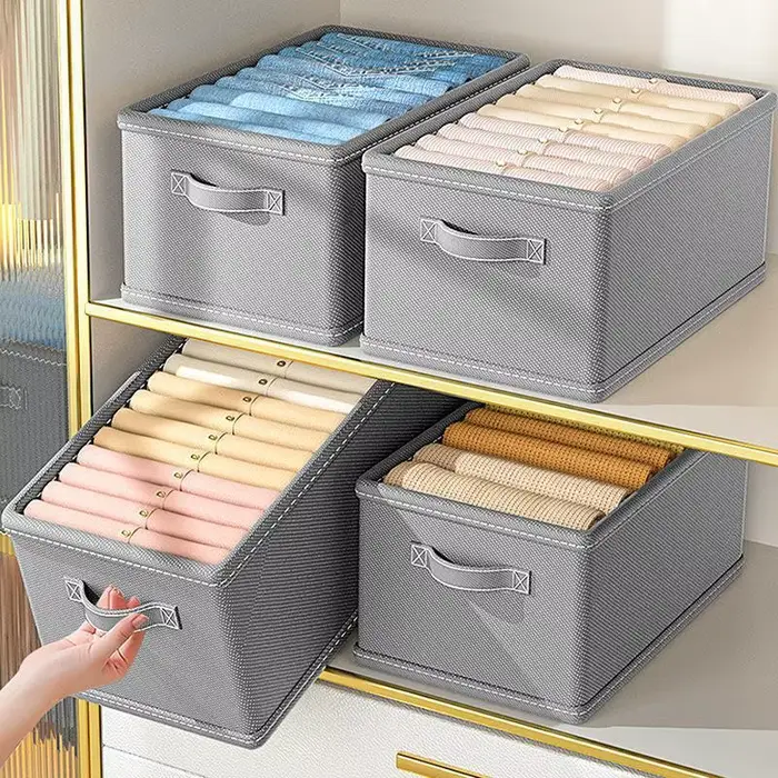 Boîte de rangement pliable pour vêtements
