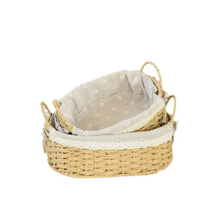 Paniers de rangement tissés