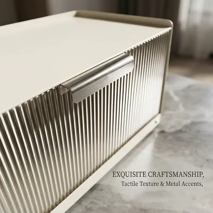 Boîte de rangement pour comptoir de salle de bain