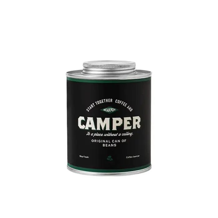 Pot scellé Portable pour grains de café, boîte en fer pour Camping en plein air, qualité alimentaire