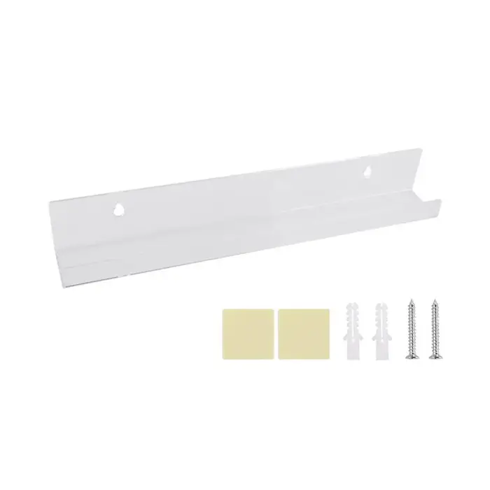 Étagère murale pour disques vinyles 4 "/12"/15 ", étagères flottantes claires et légères pour livres