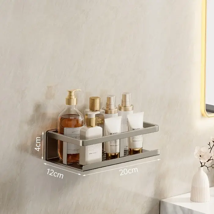 Support de Rangement Mural pour Toilettes, Lavabo Non Kie, Salle de Bain de Luxe Légère