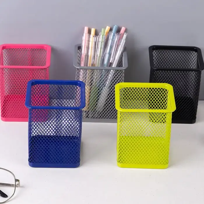 Organisateur de bureau multicolore pour crayons
