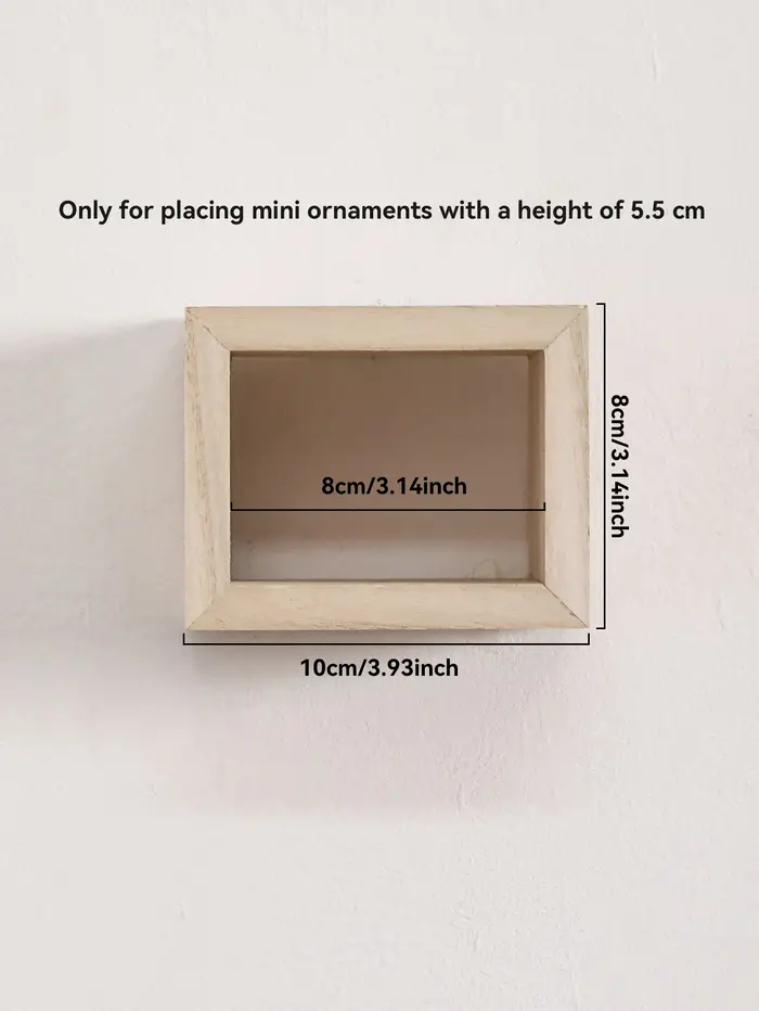 Étagères murales en forme de Cube en bois, Mini présentoir flottant pour Figurines, plantes, décor B