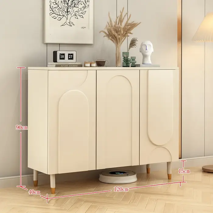 Armoire de salon sur pied, espace Simple, tiroirs de rangement, grand vitrine Mobile, meubles portab
