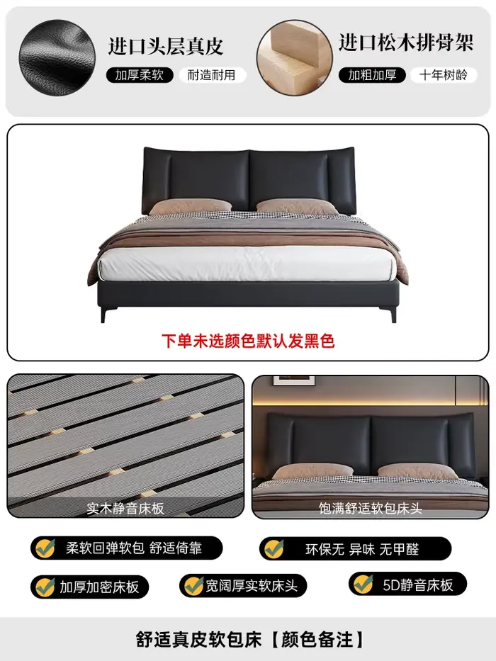 Tables de chevet lit de rangement Unique rembourré Double têtes de lit chambre luxe Muebles Para dor