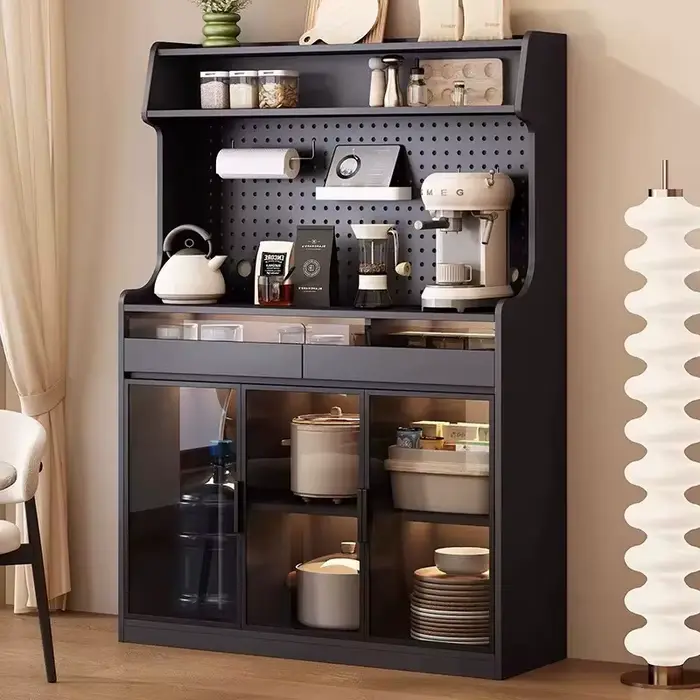 Étagères de cuisine, vitrines de salon
