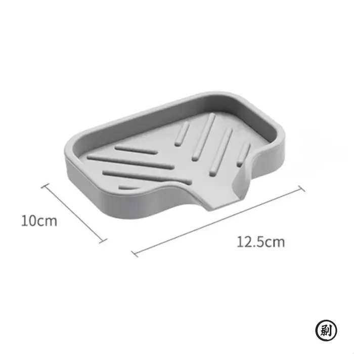 Plateau d'évier en Silicone avec vidange, support de rangement pour éponge à savon, comptoir d'évier