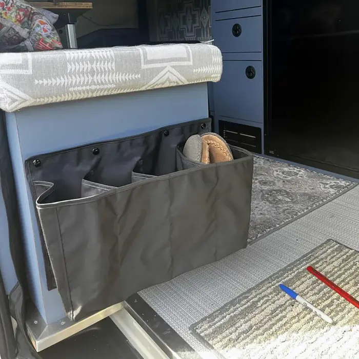 Sac de rangement pour chaussures de camping-car, 10 pouces, 4 poches, solution de rangement pour cha